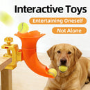 Self-Feeding Interactive Dog Ball Dispenser Toy