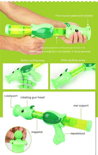Air Powered Peashooter Plant Toy Cannon
