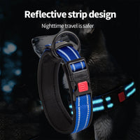 A Pet Reflective Collar Foam Neck Dog Collar Colorful Fashion Adjustable Collar Small Dog Medium Dog Large Dog Universal Collar
