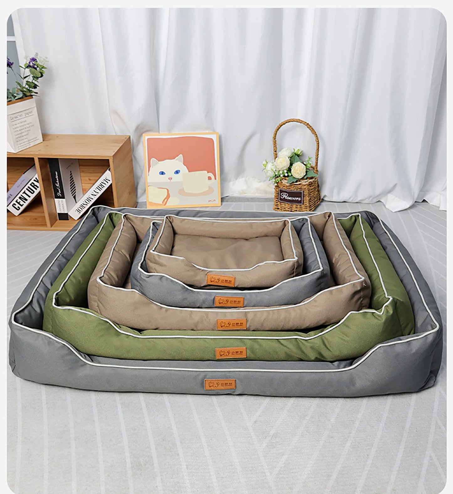 Removable Waterproof Bite-Resistant Dog Bed