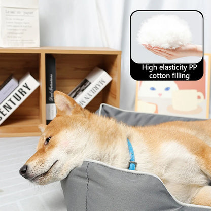 Removable Waterproof Dog Bed Upgrade 900D Oxford More Waterproof More Bite-Resistant Dogs Beds for All Seasons Dog Accessories