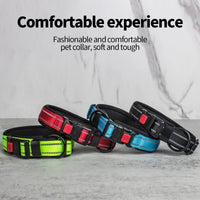 A Pet Reflective Collar Foam Neck Dog Collar Colorful Fashion Adjustable Collar Small Dog Medium Dog Large Dog Universal Collar