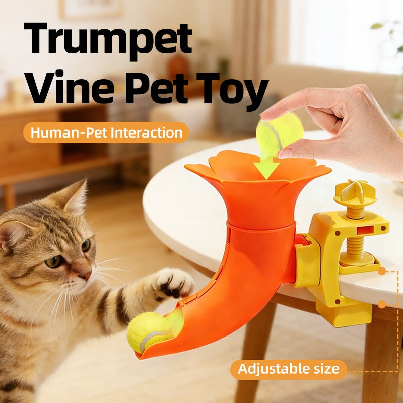 Self-Feeding Interactive Dog Ball Dispenser Toy