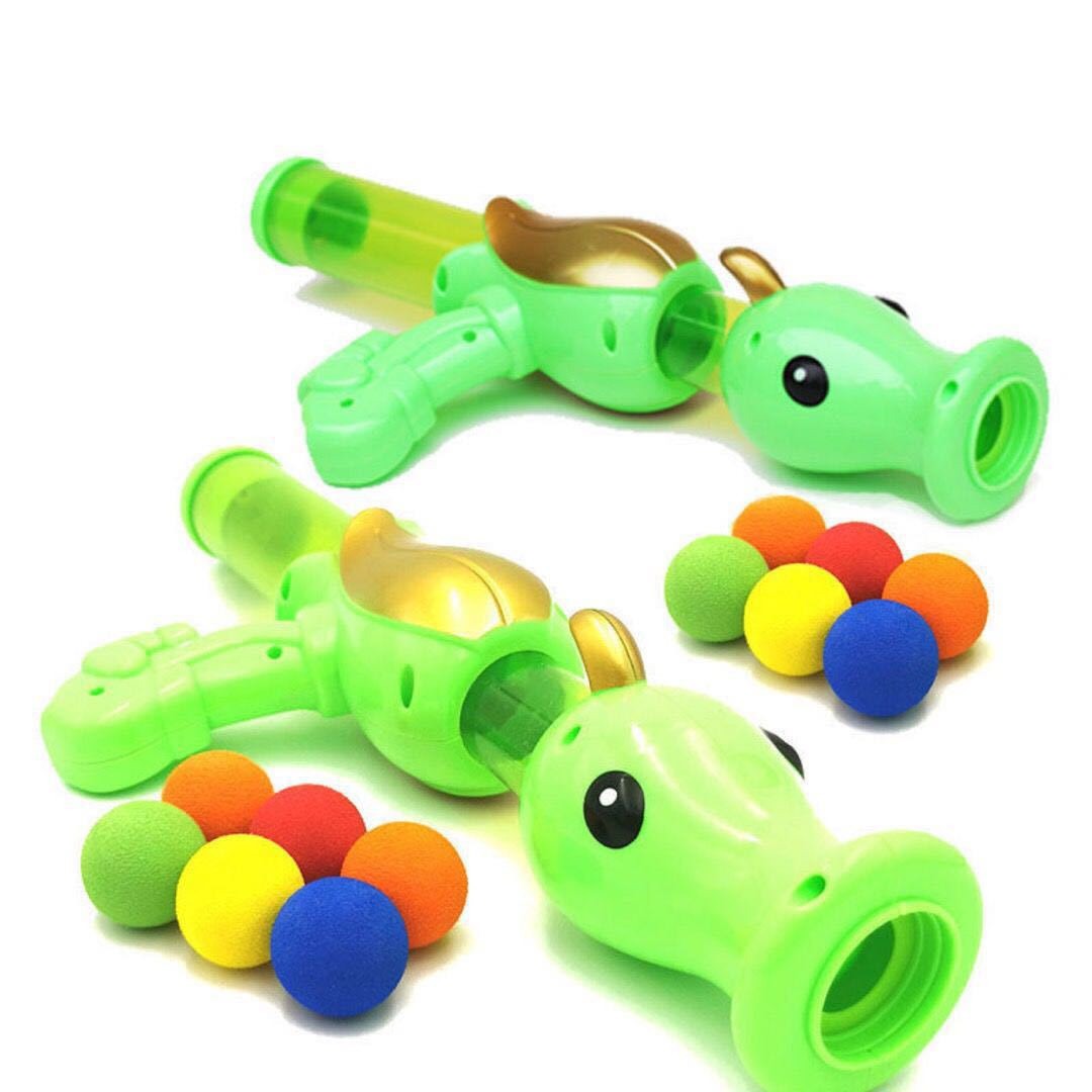 Air Powered Peashooter Plant Toy Cannon