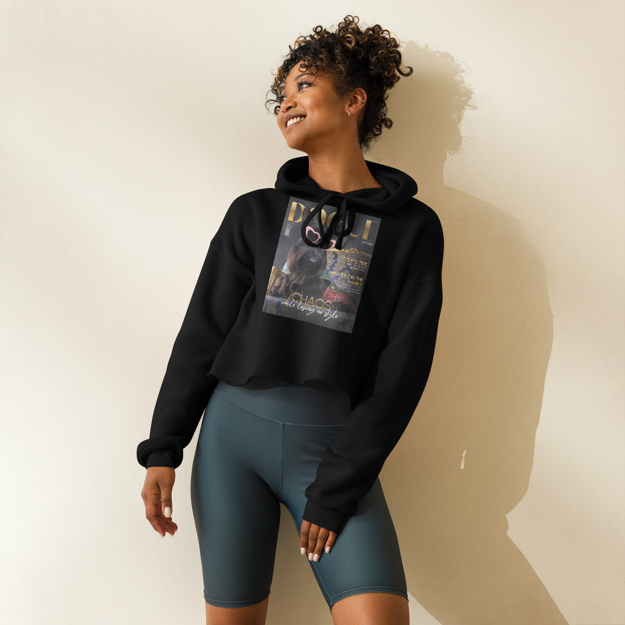 Crop Hoodie "Dogue"