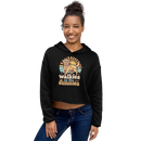 Crop Hoodie "Walkies on the Sunnies"