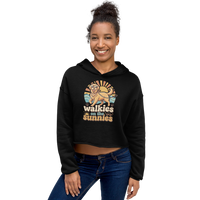 Crop Hoodie "Walkies on the Sunnies"
