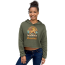 Crop Hoodie "Walkies on the Sunnies"
