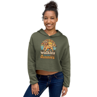 Crop Hoodie "Walkies on the Sunnies"