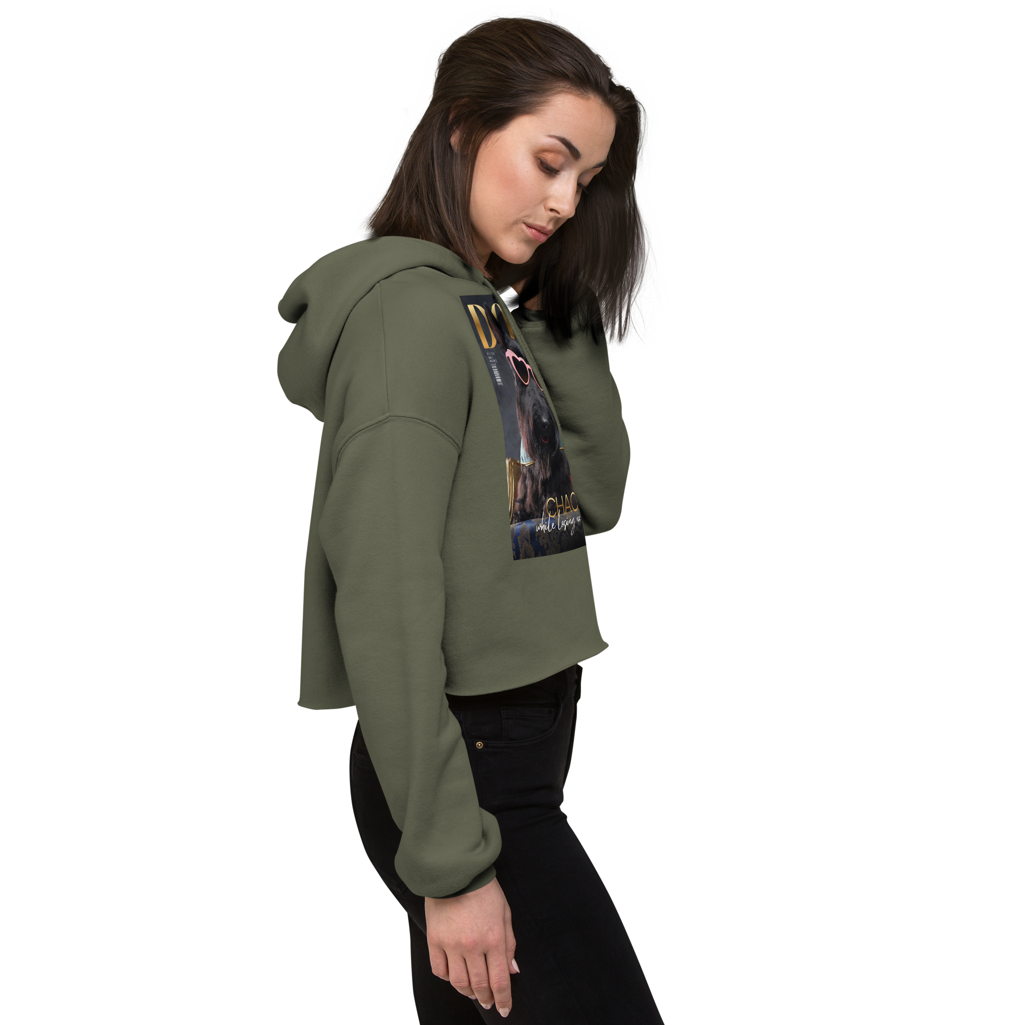 Crop Hoodie "Dogue"