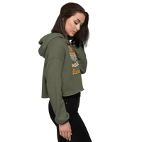 Crop Hoodie "Walkies on the Sunnies"