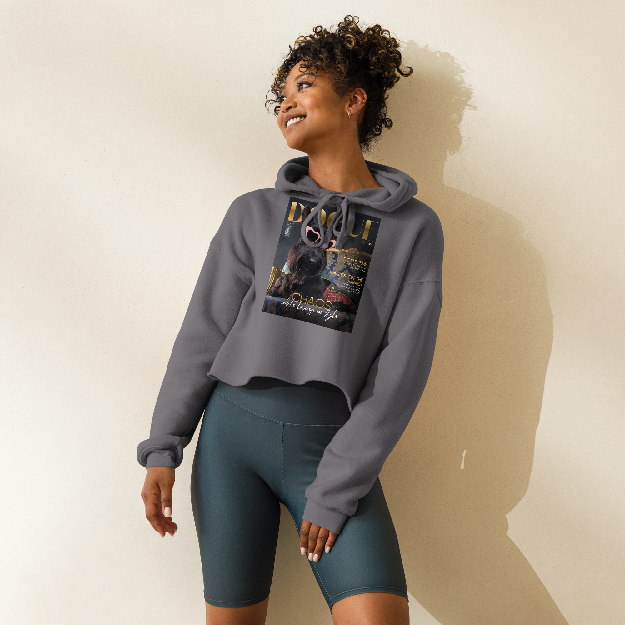 Crop Hoodie "Dogue"